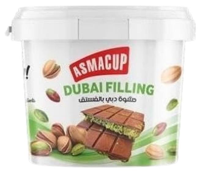 اسماكب حشوة دبى كريمة الفستق بالكنافة عالية الجودة 500  جرام - Image 1