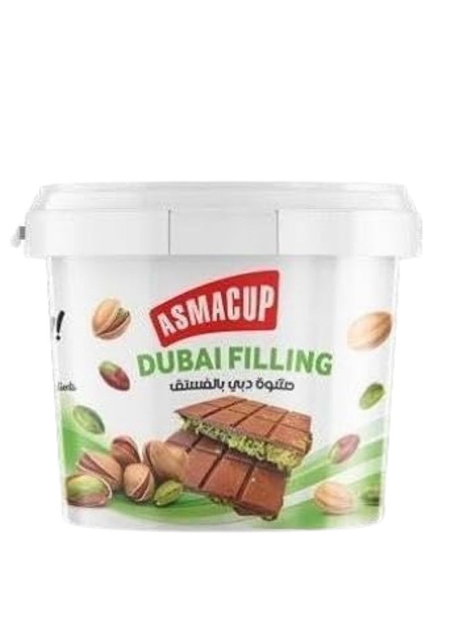 اسماكب - حشوة دبى كريمة الفستق بالكنافة عالية الجودة 450  جرام - Image 1