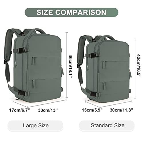 coofay Large Travel Backpack For Women Men Airline Approved Carry On Backpack Flight Approved Waterproof Sports Luggage Backpack Casual Daypack Small Hiking Backpack - Image 4