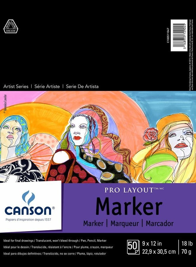 CANSON LAYOUT -PRO 9" x 12" - Image 1