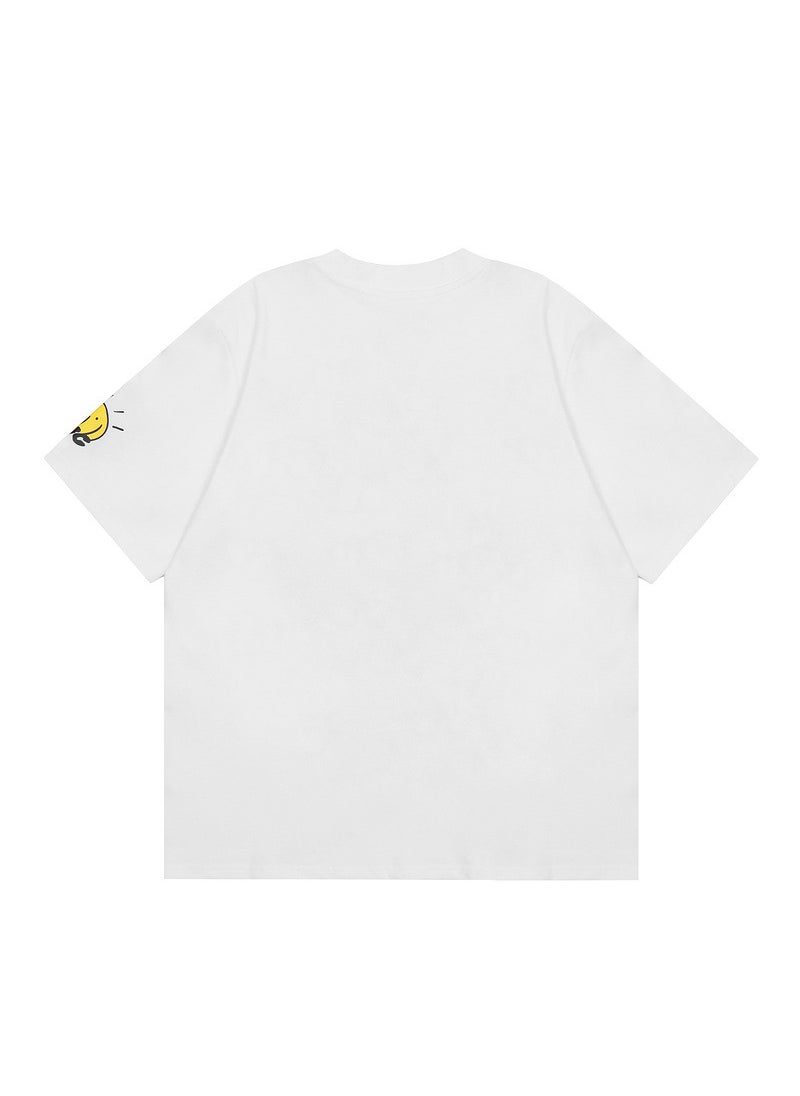 Generic - Anti Social Club Graffiti Print Hip-Hop Tee Black - Image 1