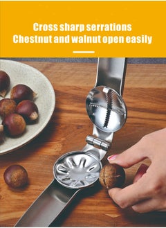 KASTWAVE Nutcracker Chestnut Clip, Nut Cracker Sheller Walnut Pliers, Metal Nut Opener Plier, 304 Stainless Steel Kitchen Tools ,  Nut Walnut Nut Opener Plier,Kitchen Dried Fruit Opener  - Image 3
