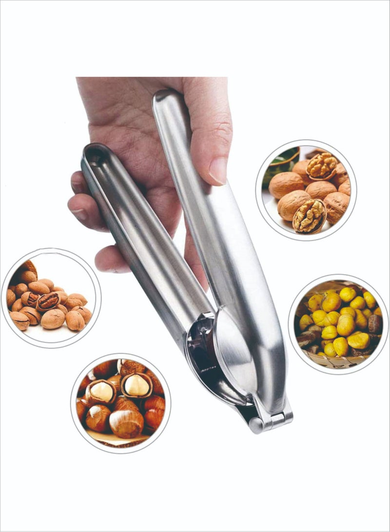 KASTWAVE Nutcracker Chestnut Clip, Nut Cracker Sheller Walnut Pliers, Metal Nut Opener Plier, 304 Stainless Steel Kitchen Tools ,  Nut Walnut Nut Opener Plier,Kitchen Dried Fruit Opener - Image 2