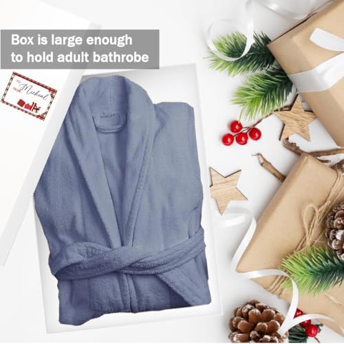 ANSSDO 12 Packs Extra Large Gift Boxes with Lids for Presents, 17x11x4 Inch White Clothing Boxes for Wrapping Gifts, Blanket, Robes, Shirts, Sweater, XL Cardboard White Boxes Bulk for Christmas, Birthday - Cajas Para Regalos - Image 3