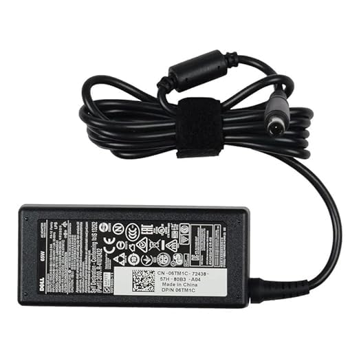 Maxelon 65W Laptop Adapter/Charger for Dell19.5V-3.34Amp 7.4mm Big Pin- Black (with Power Cable) - Image 3