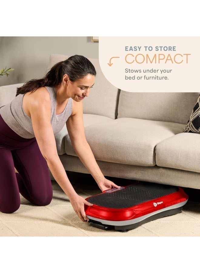 LifePro Waver Vibration Plate Exercise Machine - Whole Body Workout Vibration Fitness Platform w/ Loop Bands - Home Training Equipment for Weight Loss & Toning - Image 3