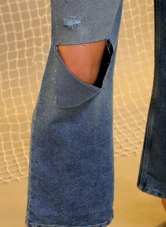 Freehand  Women Flared Solid High-Rise Jeans for Women | Best Price UAE