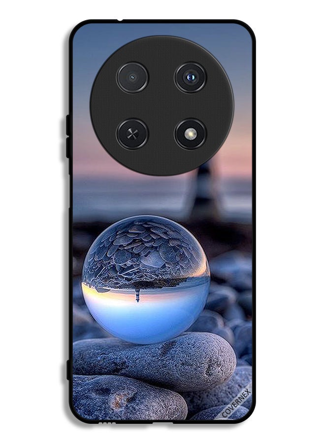 Covernex Huawei nova 12i Protective Case Cover Awesome Photography Of Nature In Round Glass - Image 1