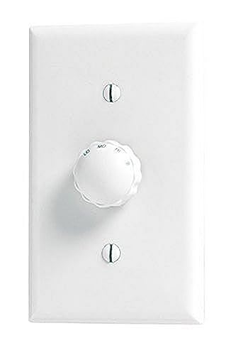 Hunter Fan Company, 27180, Three-Speed Stepped Wall Control White - Image 1
