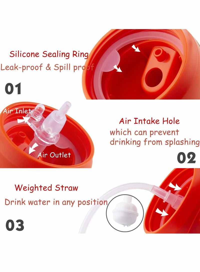 KASTWAVE كوب شرب للأطفال من 6 أشهر فما فوق، كوب شرب غير قابل للتسرب، كوب شرب مزود بقشة مثقلة غير قابلة للتسرب للأطفال، كوب شرب للأطفال مزود بمقابض، غير قابل للتسرب، كوب فوهة ناعمة غير قابل للتسرب سعة 260 مل، خالي من BPA (أزرق) - Image 5