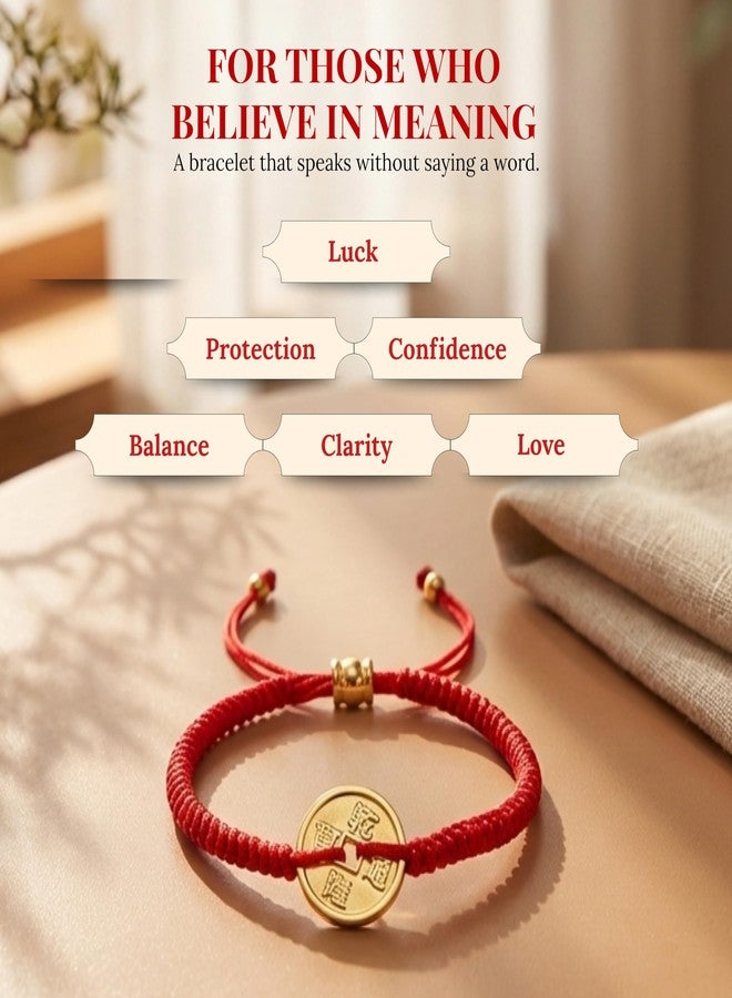 Cherry Tree Collection Lucky Red String Bracelet - Image 4