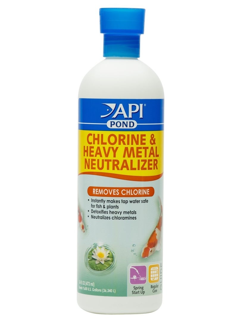 ايه بي آي مُحايد الكلور والمعادن الثقيلة للبرك API، 16 أونصة