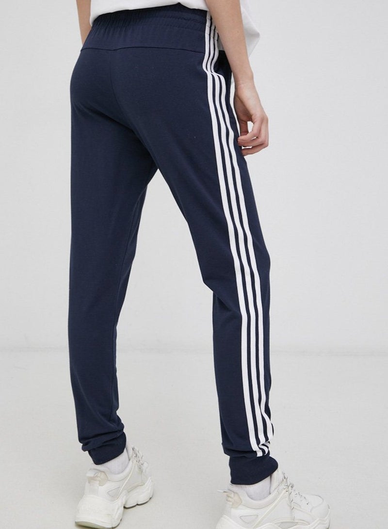 Adidas Essentials Single Jersey 3-Stripes Joggers - Image 2