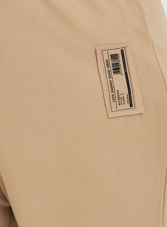 Styli Styli Plus Size Wide Leg Joggers with Drawstring  - Image 3