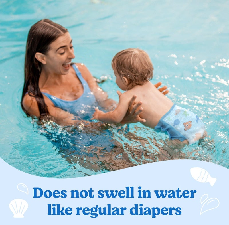 Huggies Little Swimmers Disposable Swim Diapers, Size 3 (16-26 lbs), 40 Ct (2 packs of 20), Packaging May Vary - Image 4