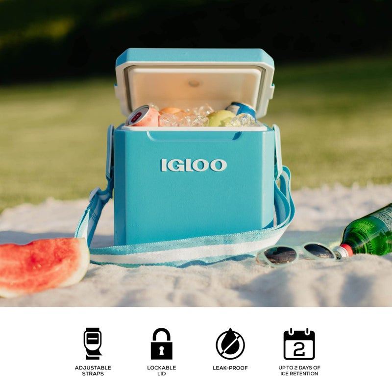 Igloo Pink 11 Qt Tag Along Too Strapped Picnic Style Cooler - Image 4