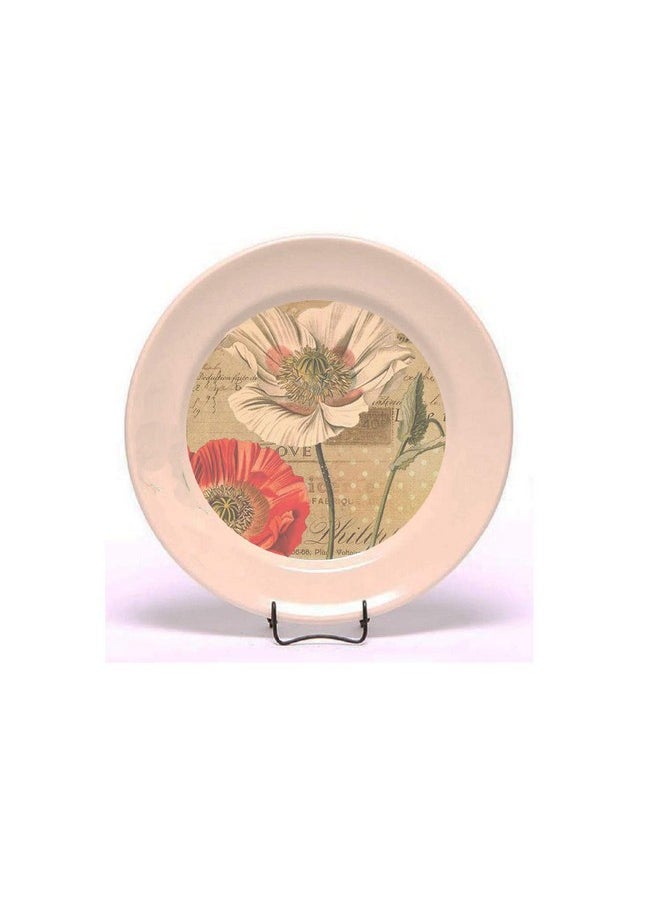 CrafTreat - Rose Decoupage Paper For Crafts And Furniture Poppies And Roses Size: A4 (8.3 X 11.7 Inch) 8 Pcs Furniture Decoupage Paper Poppies Floral Decoupage Paper For Furniture - Image 1