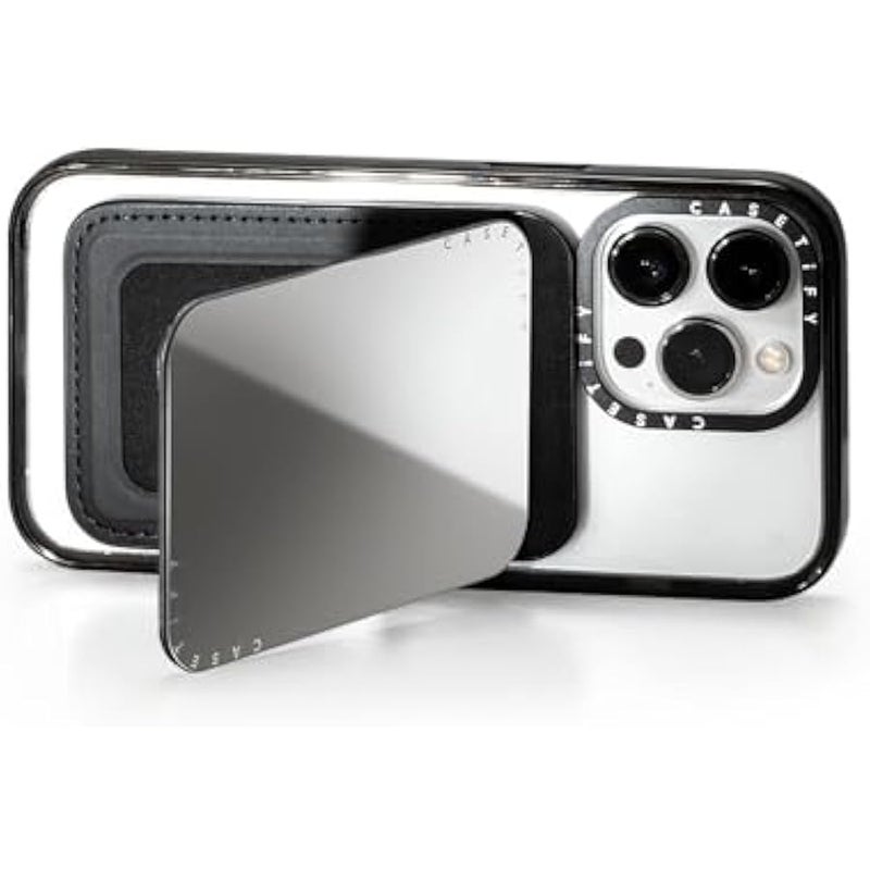 Casetify Snappy Card Holder Stand Compatible with Magsafe - Silver Mirror - Image 5