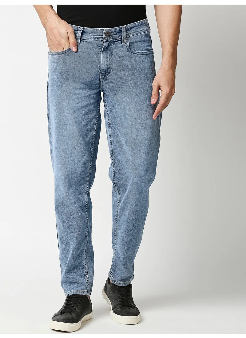 هاي ستار Men Blue Relaxed Fit Light Fade Jeans