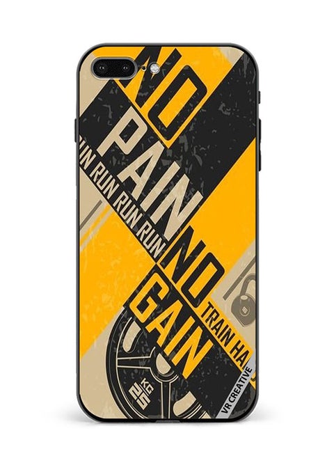 Protective Case Cover For Apple iPhone 7 Plus/8 Plus No Pain No Gain Design Multicolour