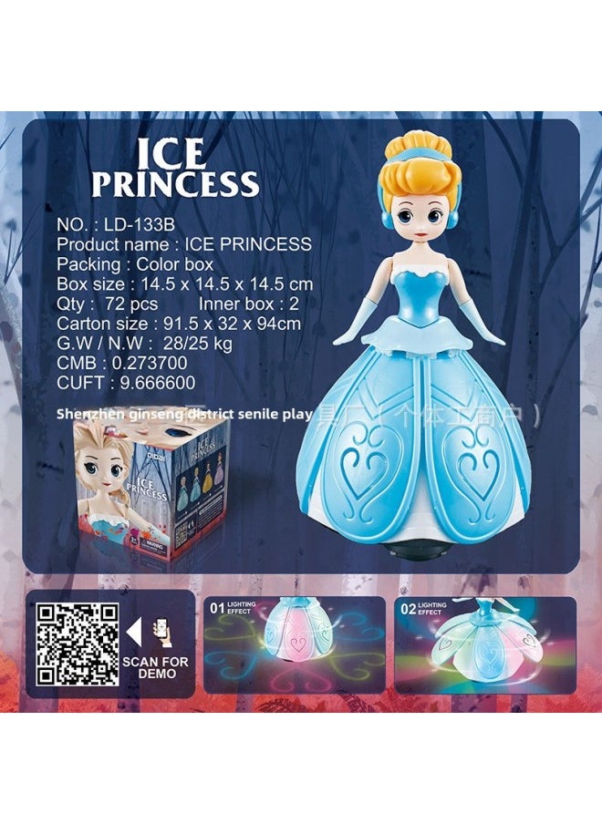 DIDai Brand ① Link Full Style Quotation List Dancing Robot Lighting Music Electric Toys-color:LD-132B Aircraft Deformation Car Monochrome  - Image 3