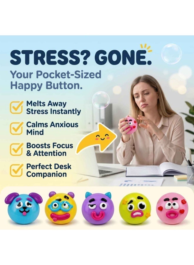 New Squishy Dog Face Swap Soft Slow Rising Squishy Toy, Anxiety ADHD Autism Office Desk Toy,Cute Sensory Fidget Squeeze Toy, Stress Anxiety Relief Decompression Squishies for Adults Kids - Image 5