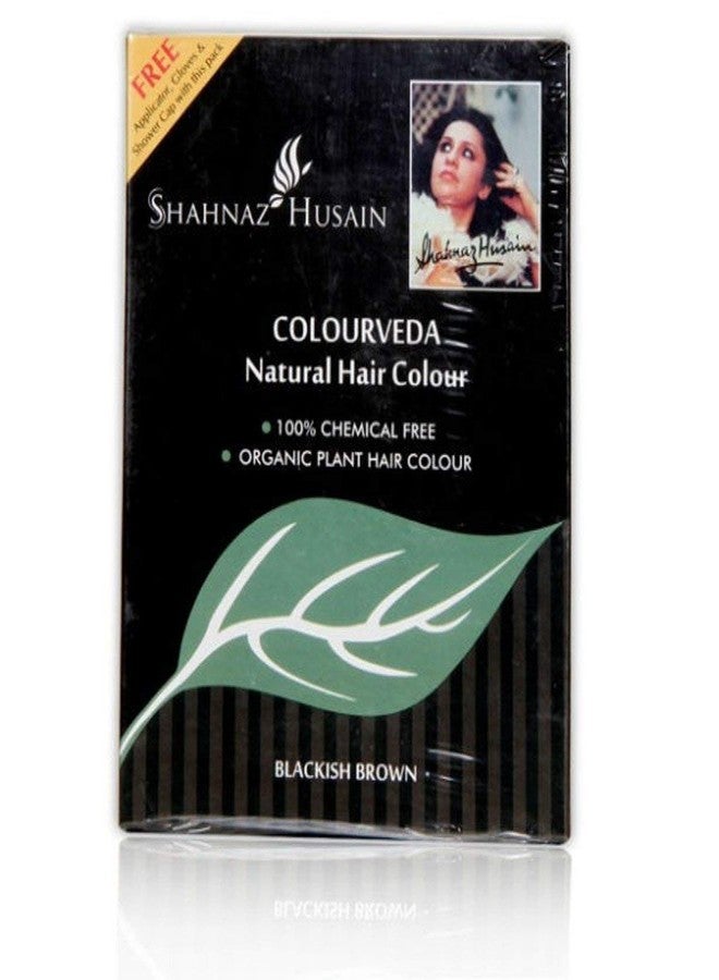 Shahnaz Husain Shehnaz Herbal Colourveda Natural Hair Colour With Arnica Shampoo Plus, 15Ml, Blackish Brown - Image 2