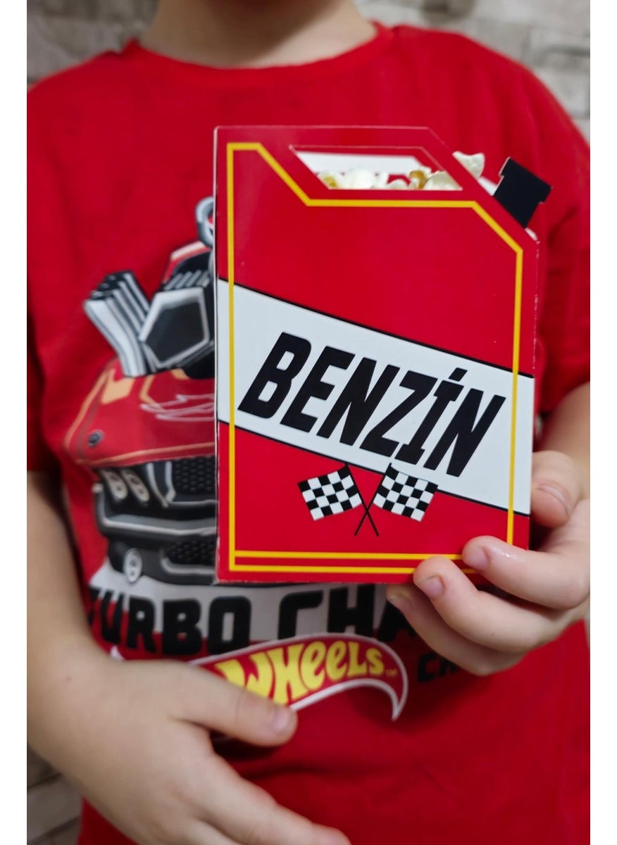 Pekshop Racing Concept Popcorn Box 8 Pieces Special Production Gasoline Can Shaped Box  - Image 1
