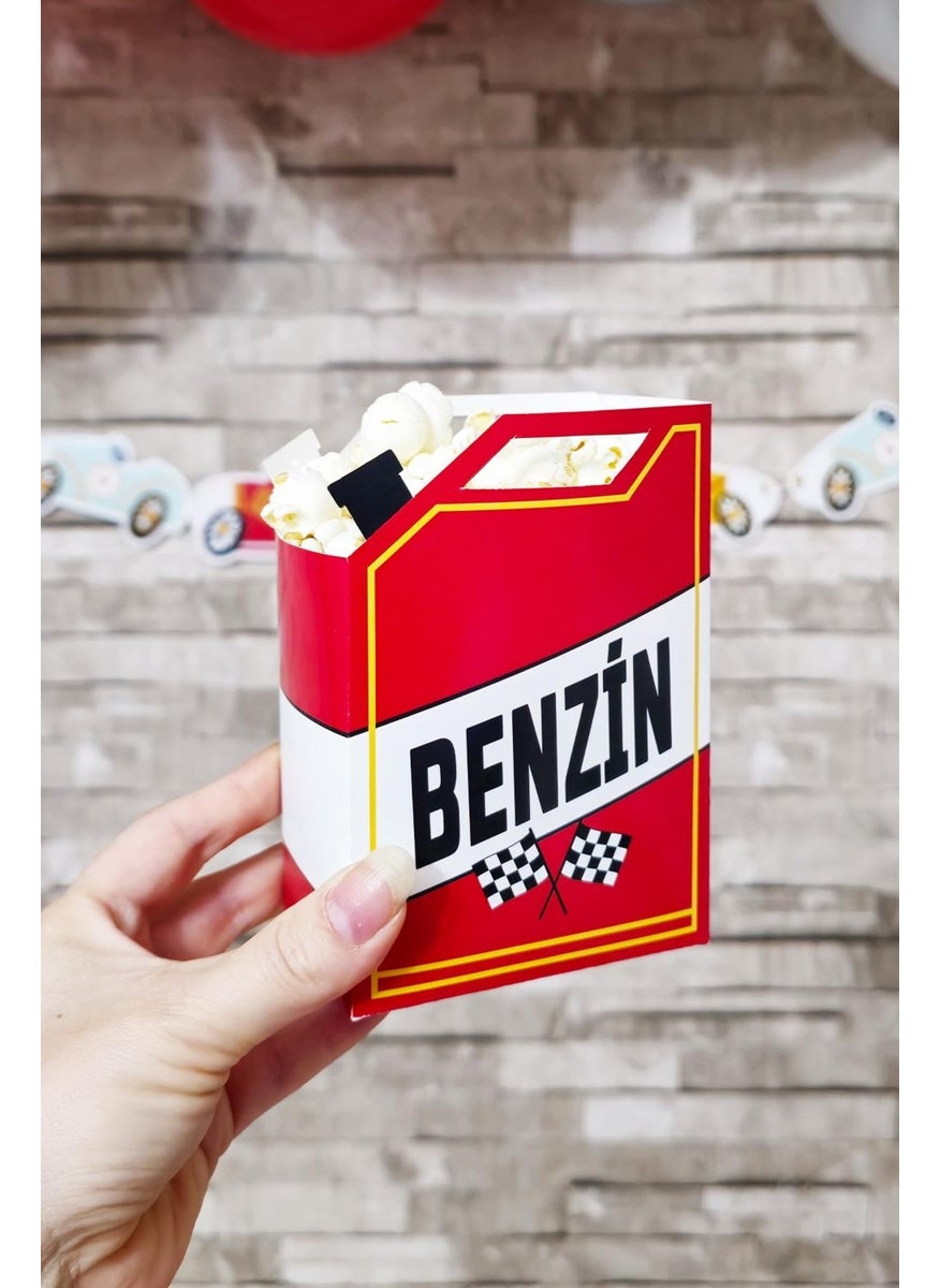 Pekshop Racing Concept Popcorn Box 8 Pieces Special Production Gasoline Can Shaped Box  - Image 4