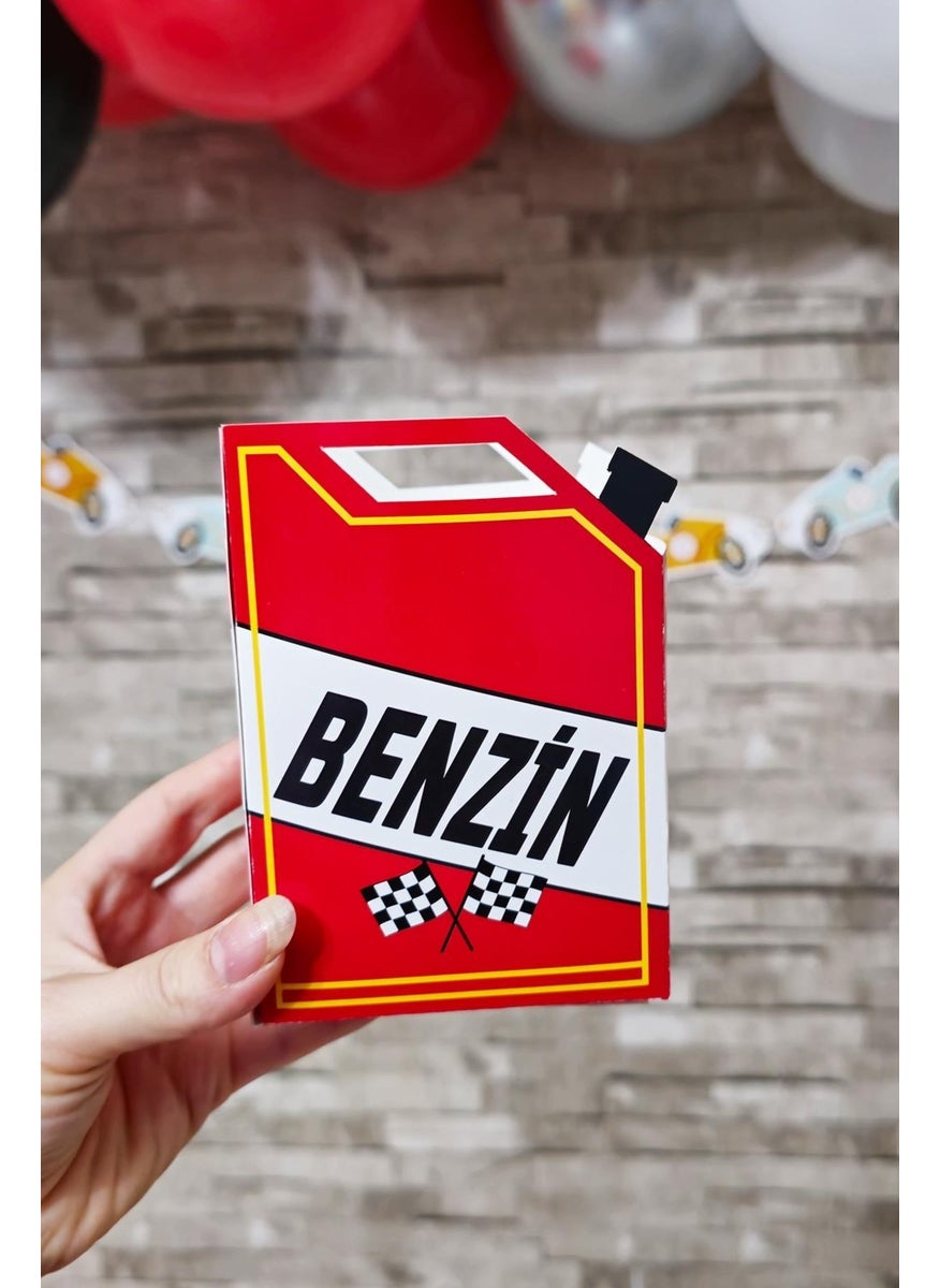 Pekshop Racing Concept Popcorn Box 8 Pieces Special Production Gasoline Can Shaped Box  - Image 5
