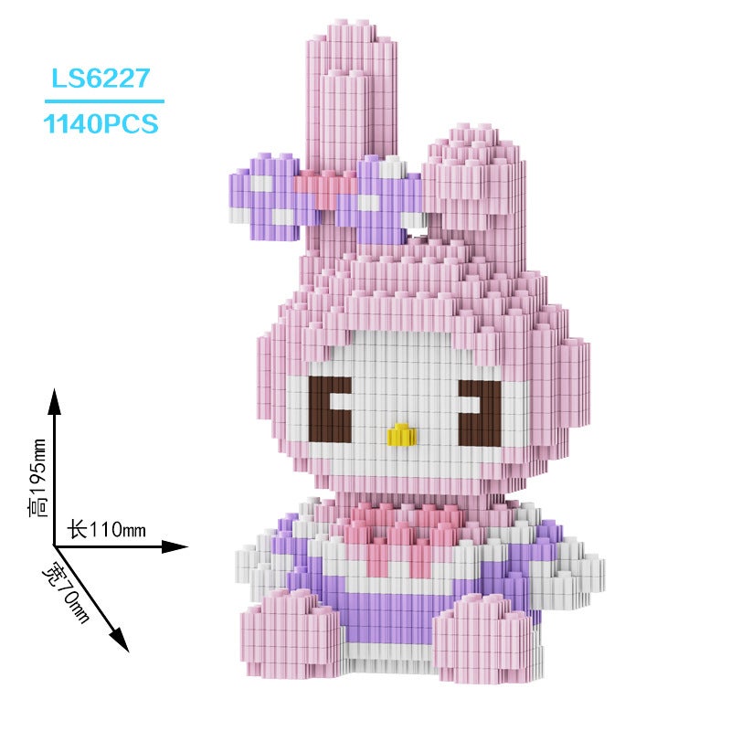 Cls Chaole Sen Super Large Pikachu Small Particle Nezha Children's Building Block Toy Boys and Girls Birthday Gift - Image 1