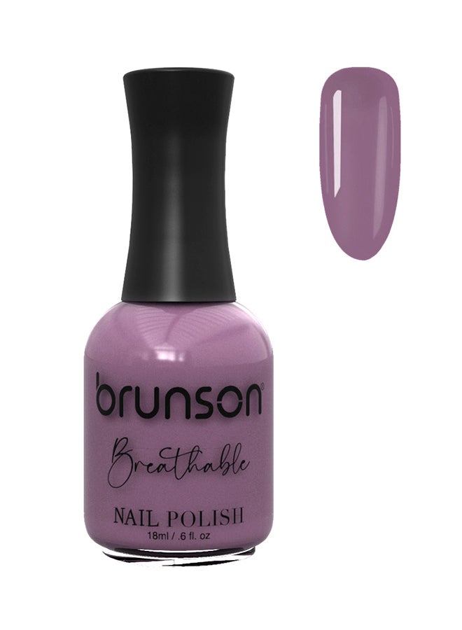 brunson Breathable Nail Polish Halal nail polish Wudu friendly Quick-Dry Vegan long lasting but easy peel off   18ml BH282