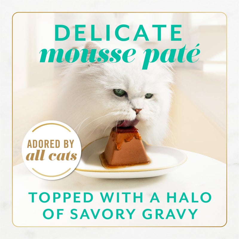 Fancy Feast Gems Pate Cat Food Mousse With Tuna and a Halo of Savory Gravy Cat Food - (Pack of 8) 4 oz. Boxes - Image 2