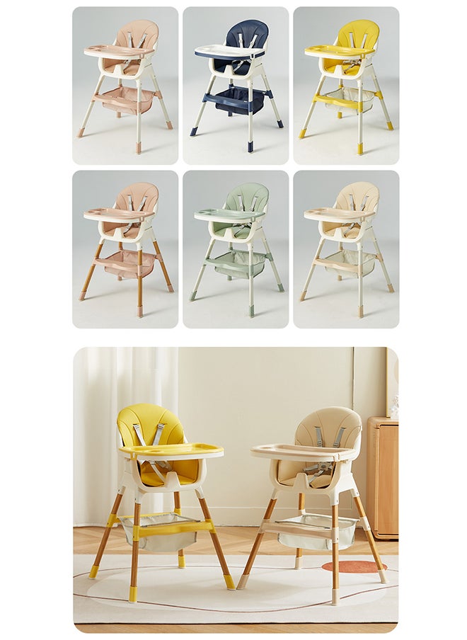 kiddoz - Dining Baby High Chair - Pink - Image 1