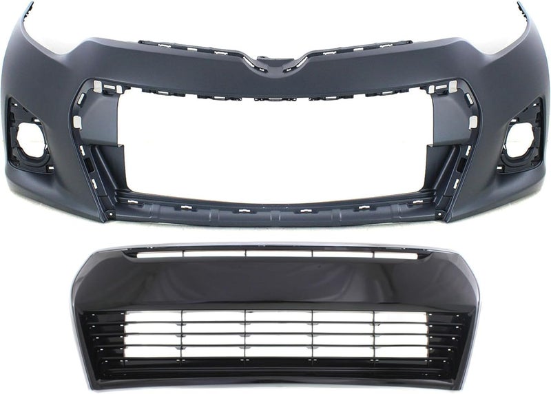 Garage-Pro Front Bumper Cover Kit with Grille for 2014-2016 Toyota Corolla S Model - Image 1