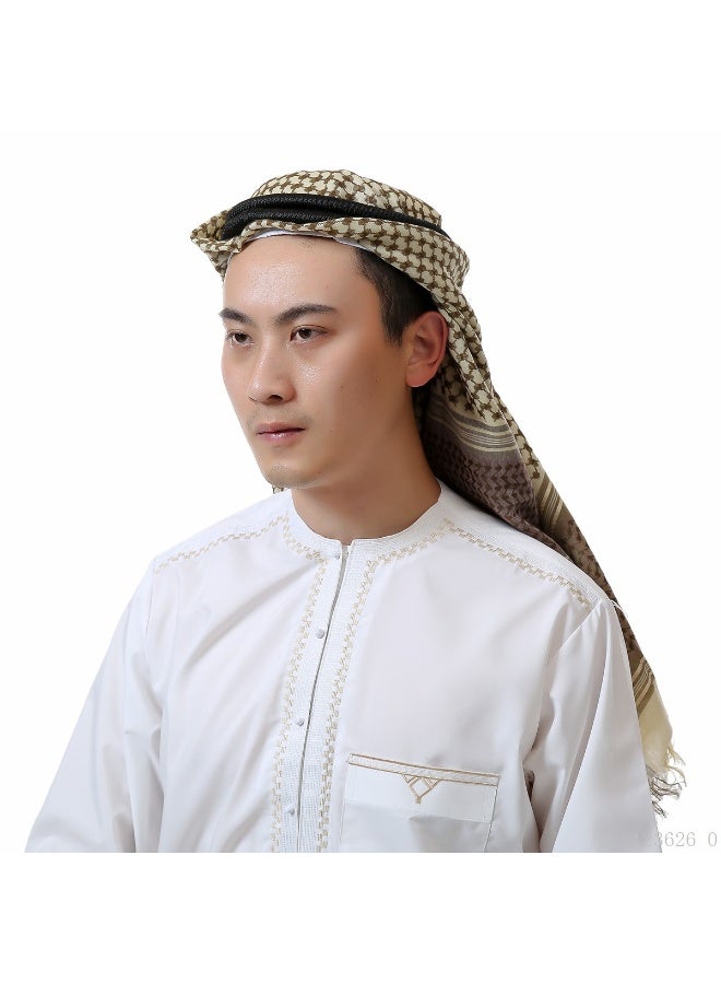 Male Headscarf Dubai Tourism Arab Headscarf Mixed Colors Wrapping Headband Wrapping Headscarf  - Image 4