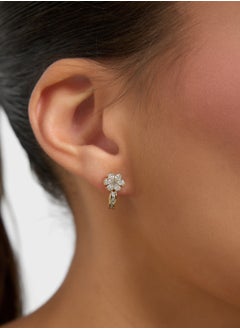 Lily Flower Mini Hoop Earrings - pzsku/Z6DA7D60F43FCD71BBD31Z/45/_/1741255381/bf47a187-c28b-4717-8b01-8e16f543dfaf