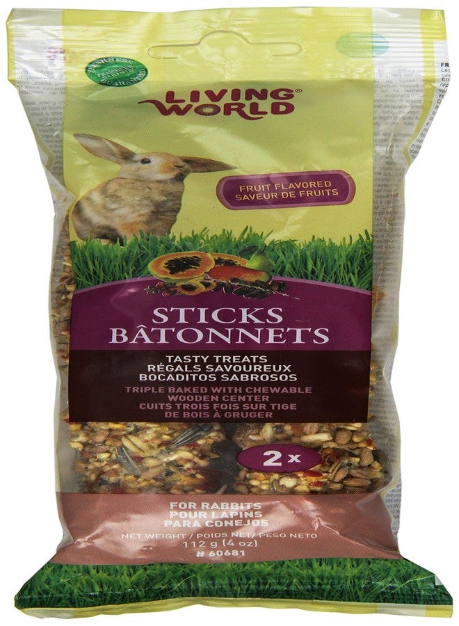 هاغن أعواد فاكهة الأرانب من ليفينج وورلد، 4 أونصة - Image 1