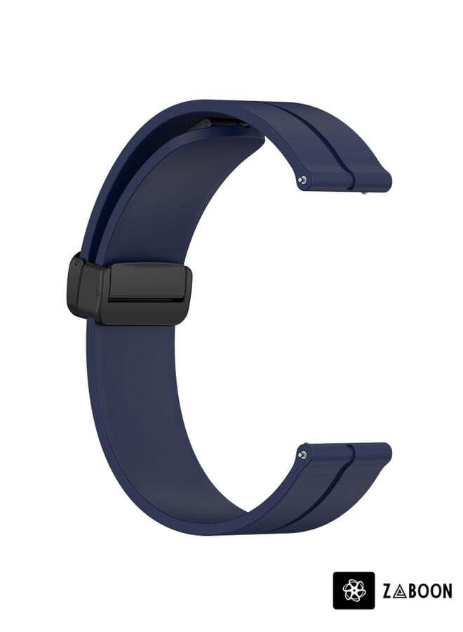 Zaboon Replacement Watch Band For Garminmove Luxe 20mm Solid Color Magnetic Clasp Silicone - Image 2