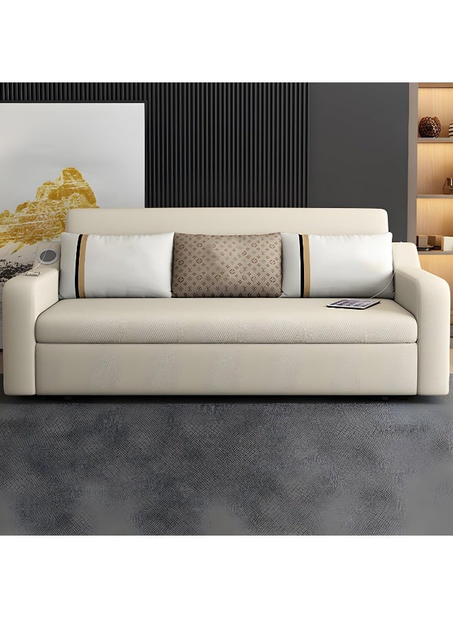 Comfynest Comfynest Contemporary Cushions Sofa Bed With Sound, Charles Of London Sofa, Coir Seat Filling - 180.34X80.01X81.28CM  - Image 1