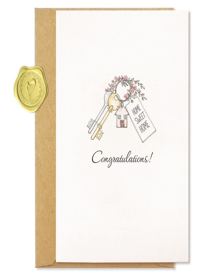 SEEBERY New Home Card, Funny Housewarming Greeting Card with Envelope - Congratulations Card for New Homeowners, Housewarming Gift for Women, Men, Couples, Friends, Family, Coworkers, Neighbors, Congratulations - Image 1