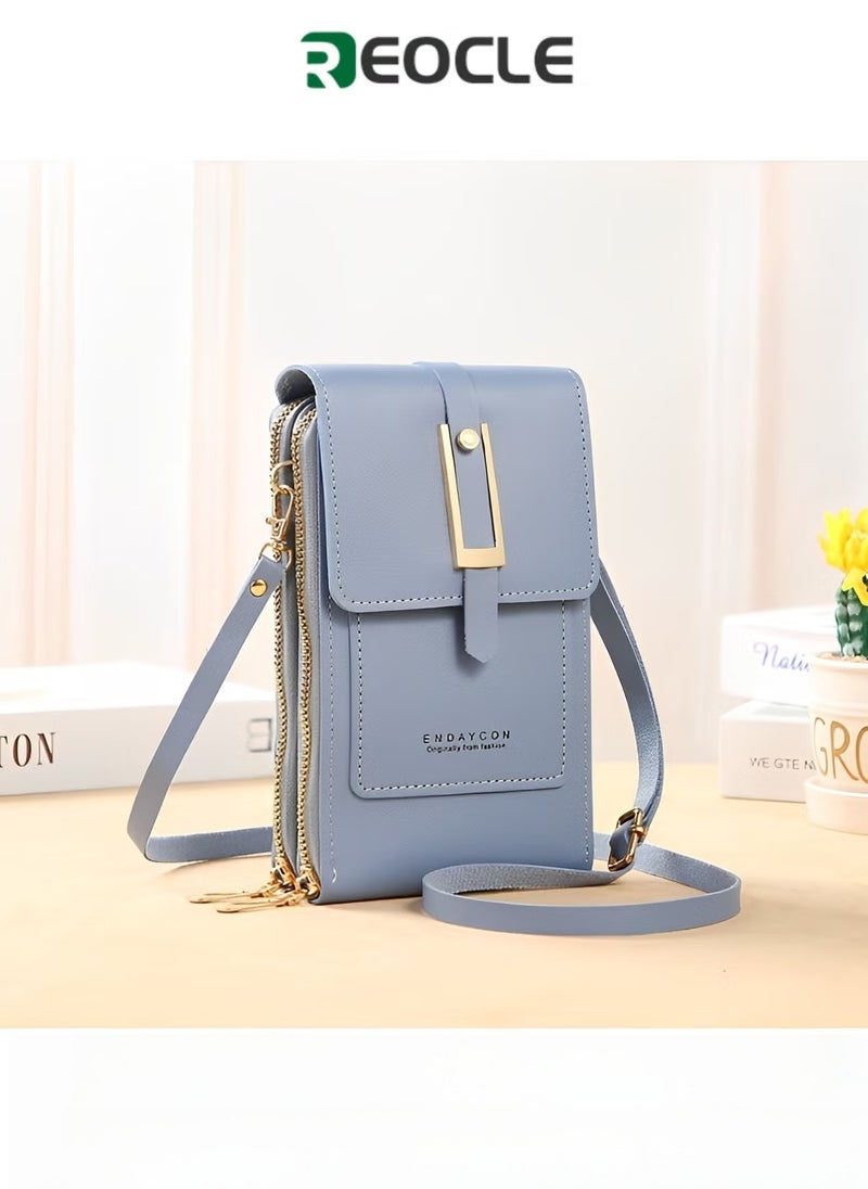 REOCLE Women's Crossbody Bags Crossbody Cell Phone Purses with Adjustable Strap & Multi Credit Card Slots Wallet Purses Best Gift for Women  - Image 1