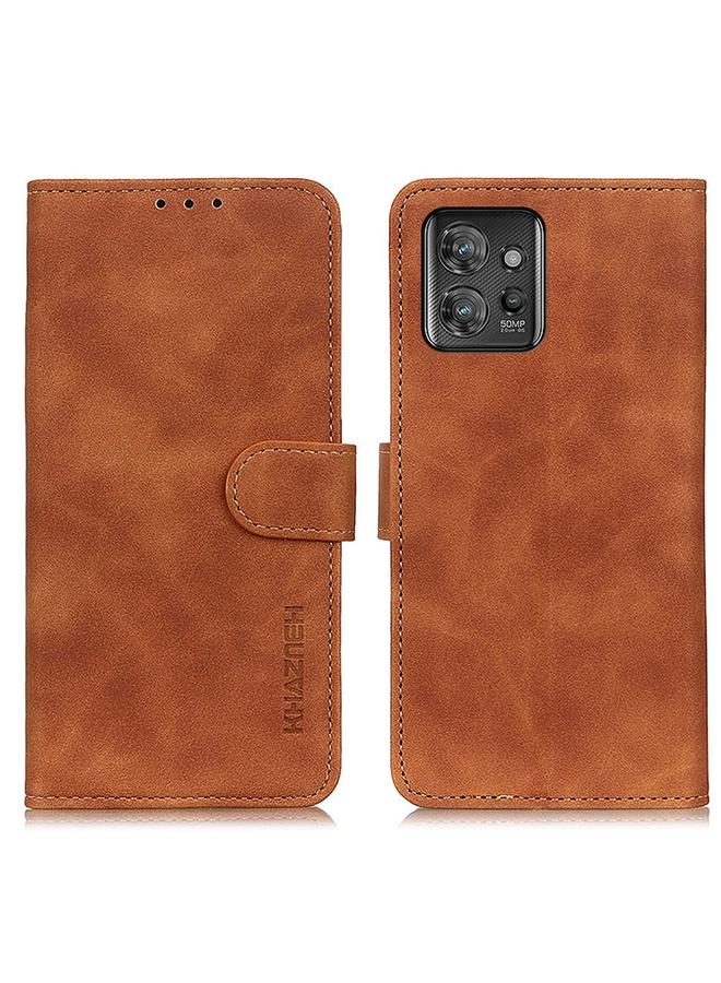 S-TOP Case For Motorola ThinkPhone 5G KHAZNEH Retro Texture Flip Leather Phone Case - Image 1