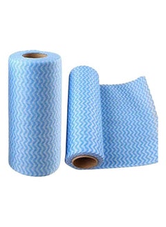 Generic 3 Kitchen Tissue roll Cleaning Wipes Washable & Reusable Quick Dry 50 in each - Multi Color  - Image 3