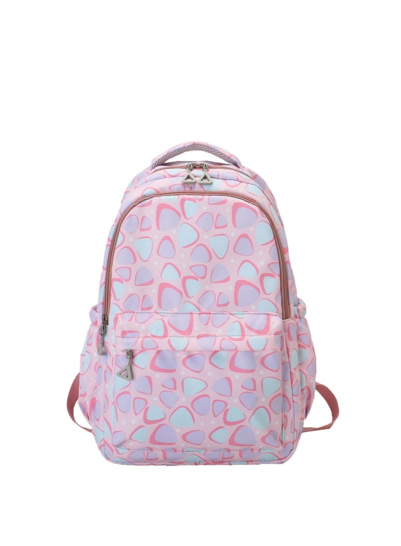 Beautiful Unisex Backpack,Hued Speckled Colorful Print Backpack,Adorable Pastel ,for Student , Hued Speckled Print ,Suitable For Outdoor Camping And Traveling Backpack. - Image 1