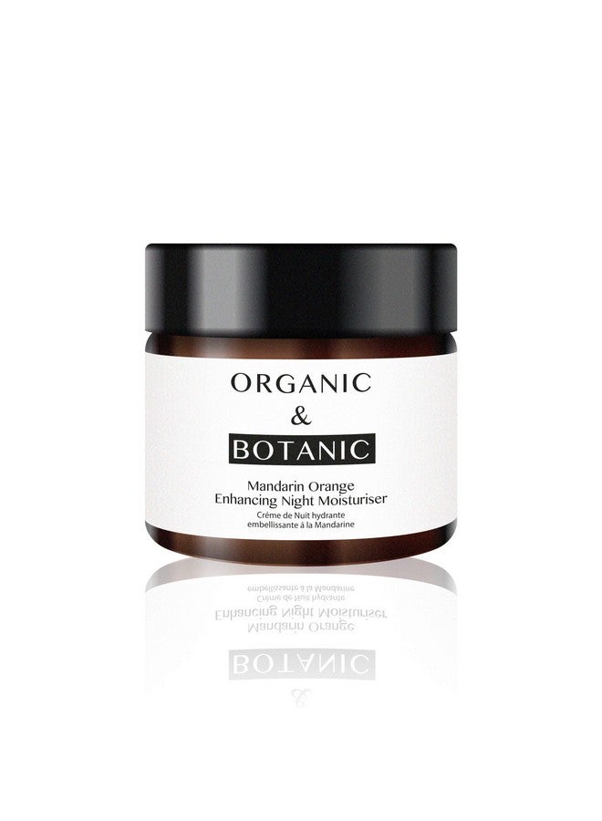 DR BOTANICALS Organic & Botanic Natural Mandarin Orange Repairing Hydrating Night Moisturiser 50Ml Helps Irritated Or Sensitive Skin. Made In The Uk. - Image 1