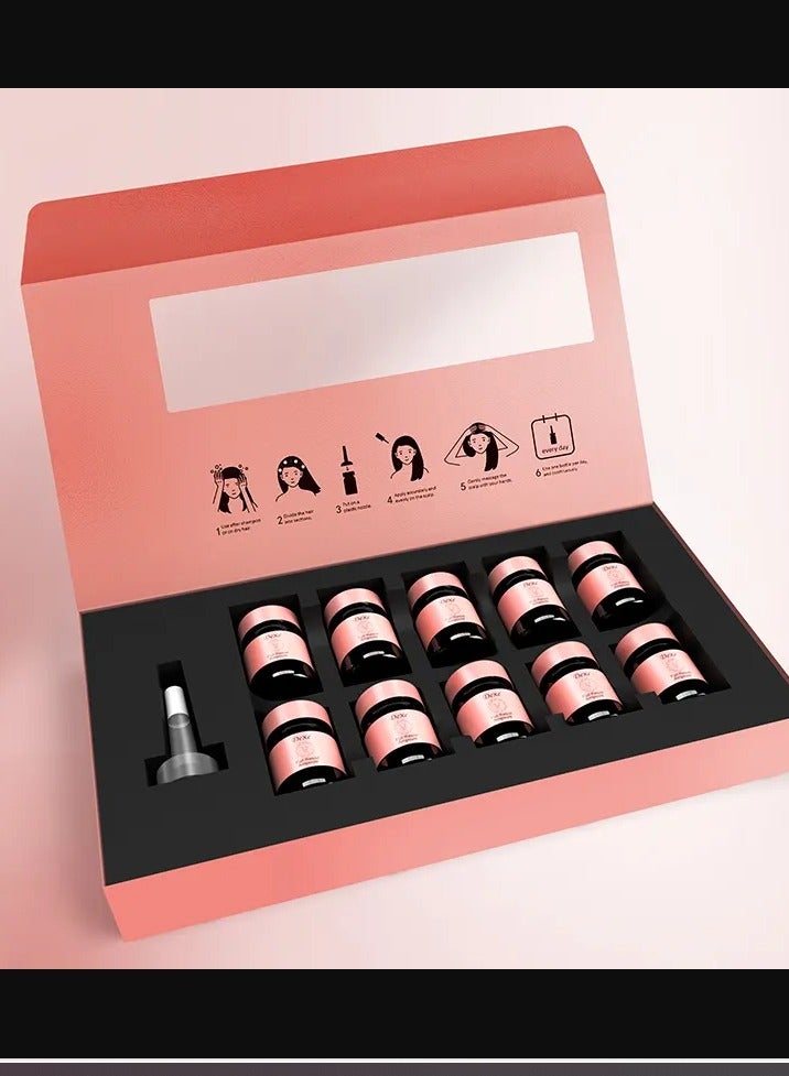 Dexe Spa Ampoules Oil Serum Box for Hair Growth 6 mlx10