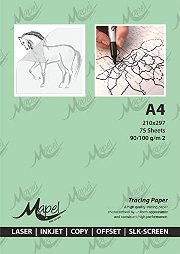 Mapel Tracing Paper A4 Size 90 GSM 100 Sheets - Image 1