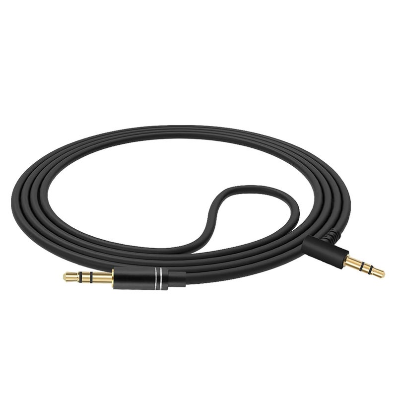Linkidea Audio Cable for Soundcore H30i, Life Q35/Q30/Q20 Series, Vortex, Q20i, Space Q45/One Headphones, 3.5mm TRS Replacement Aux Cord (5ft / 1.5 m) - Image 2