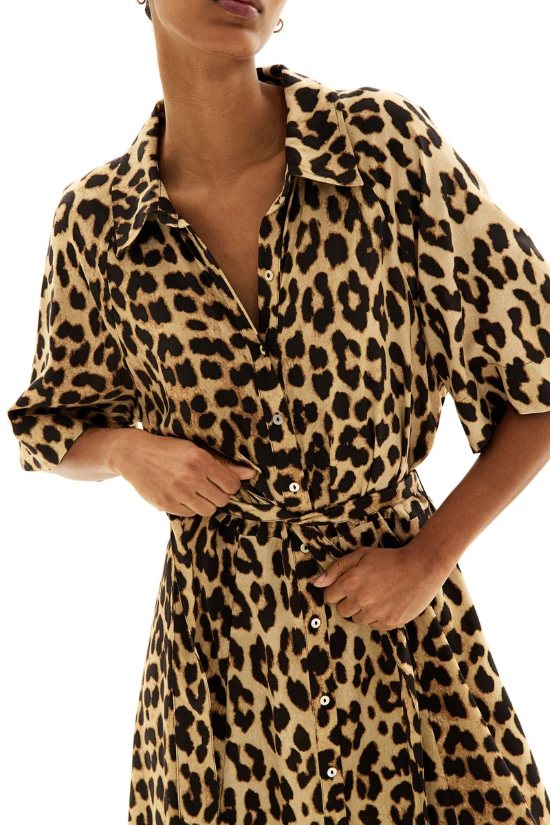 H&M Tie-belt shirt dress